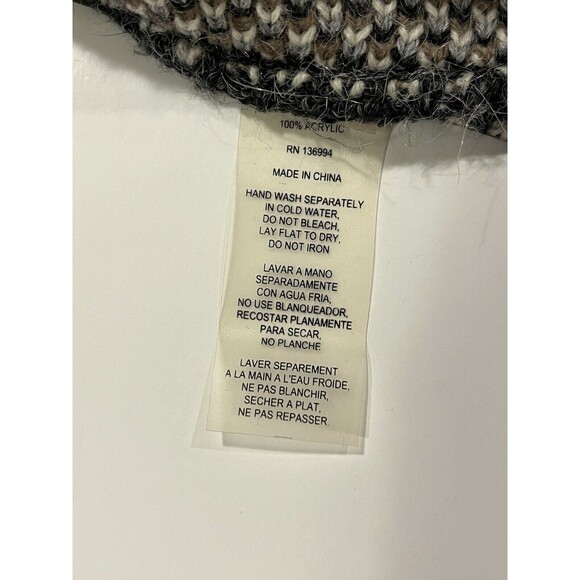 Sioni Open Front Sweater Sz 1X Gray Southwestern Native Geometric Aztec Fringe - Picture 8 of 13